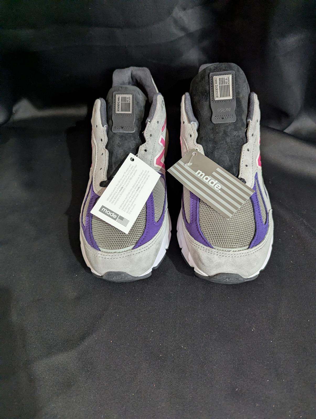 NEW NB 990v4 KITH x United Arrows & Sons Grey Pink Size 13 NWOB M990KT4