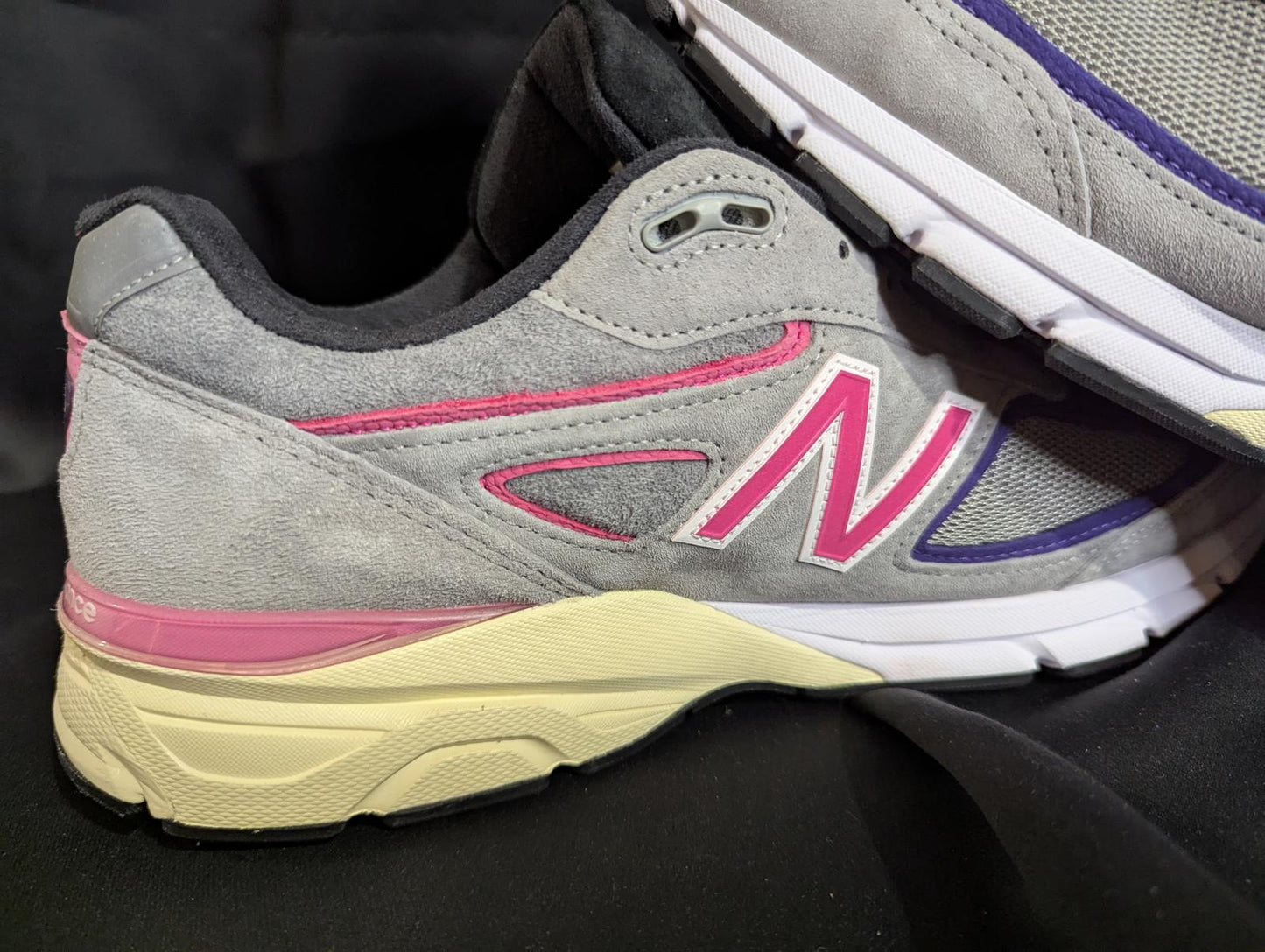 NEW NB 990v4 KITH x United Arrows & Sons Grey Pink Size 13 NWOB M990KT4