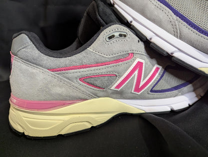 NEW NB 990v4 KITH x United Arrows & Sons Grey Pink Size 13 NWOB M990KT4