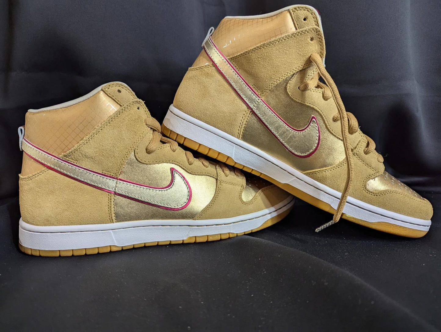 DS Nike SB Dunk High Premium "Thai Temple" Koston 2010 Gold 11.5 313171-702 LNIB