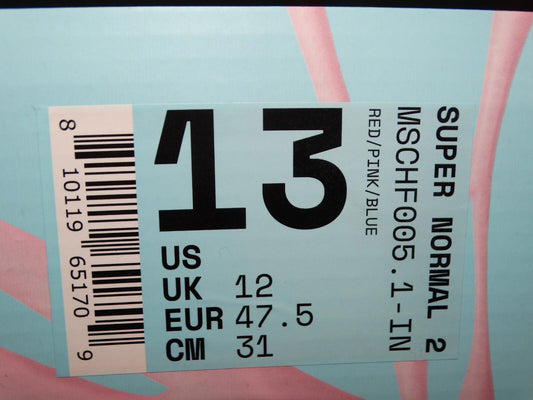 Kid Cudi x MSCHF Super Normal 2 INSANO Sneakers Size 12 Fleece New in Box