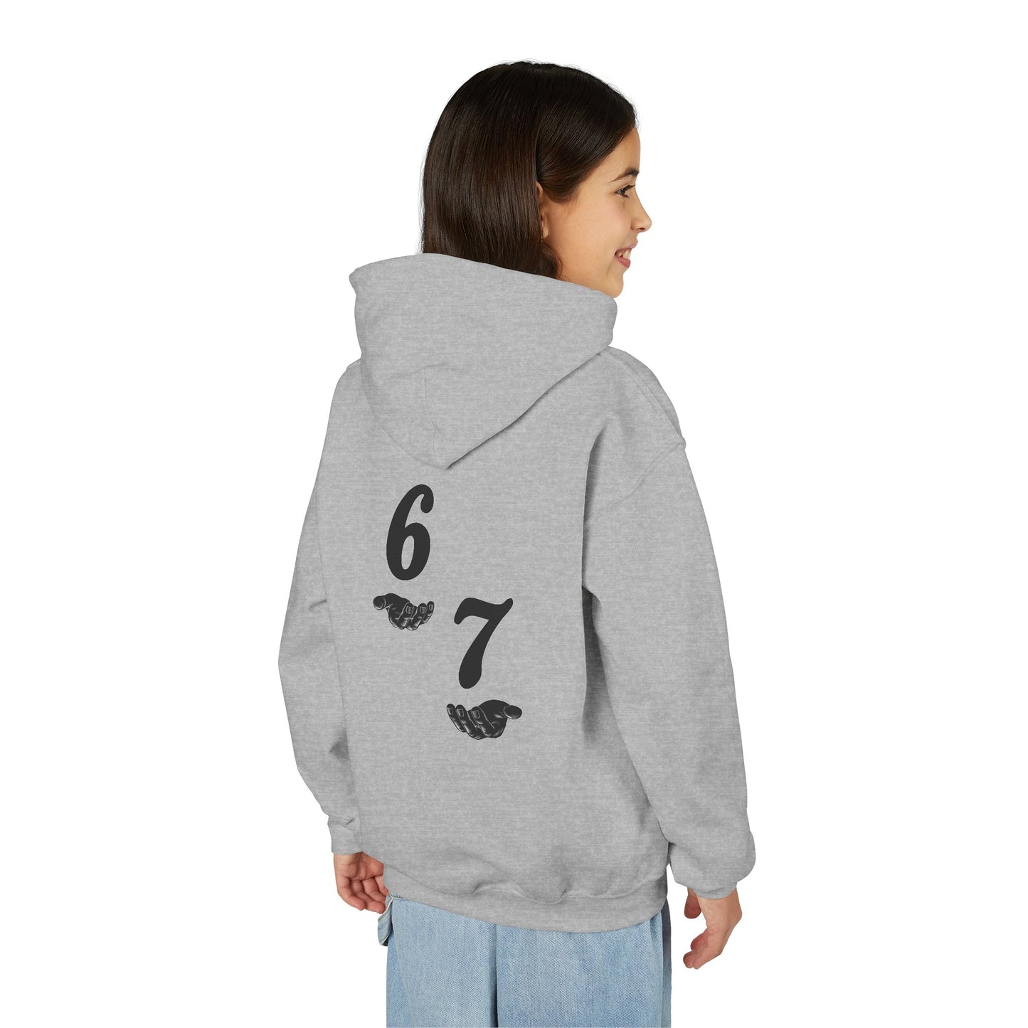 Six Seven Youth Hoodie — 6-7 Graphic Pullover