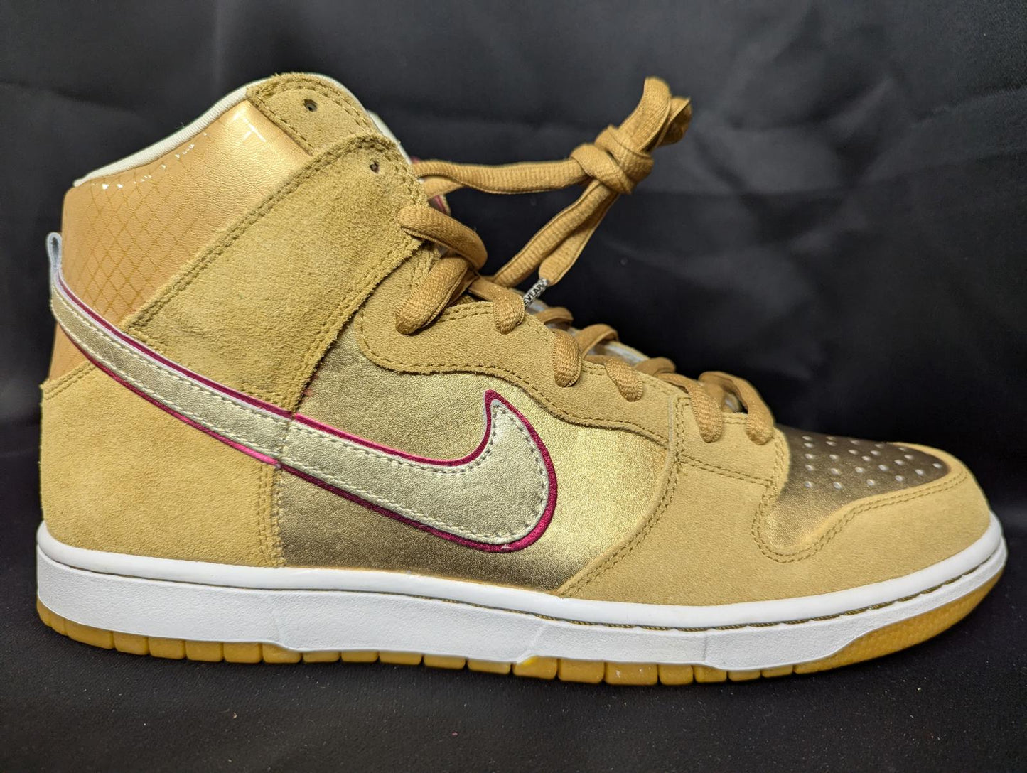 DS Nike SB Dunk High Premium "Thai Temple" Koston 2010 Gold 11.5 313171-702 LNIB