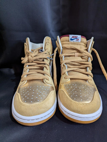 DS Nike SB Dunk High Premium "Thai Temple" Koston 2010 Gold 11.5 313171-702 LNIB