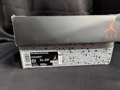 Jordan 4 Retro GS "White Oreo" Size 6.5Y Used VGC w/ Box CT8527-100 Speckle