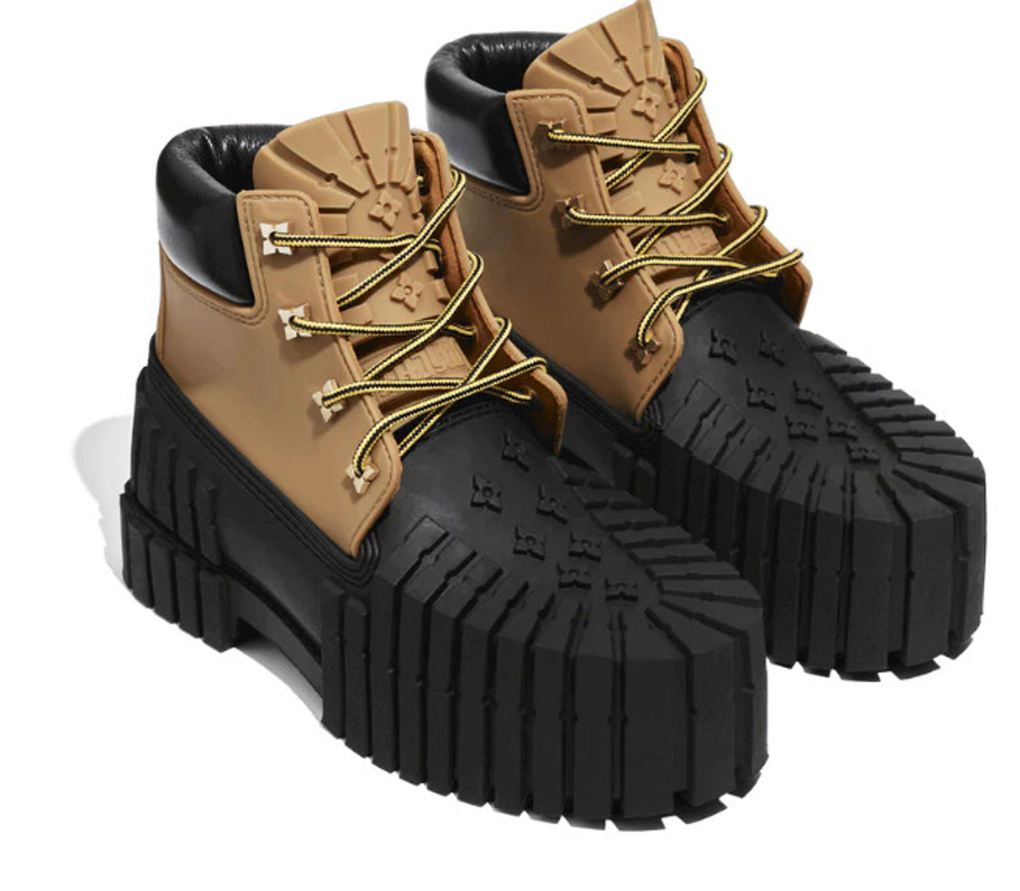 MSCHF 2x4 Boots Duck Size 12 Brand New Beige Black Timbs MSCHF-014 Rare