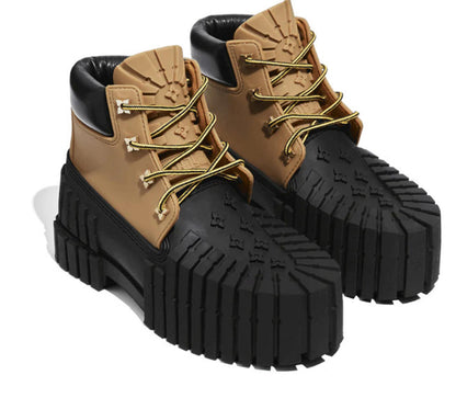 MSCHF 2x4 Boots Duck Size 12 Brand New Beige Black Timbs MSCHF-014 Rare