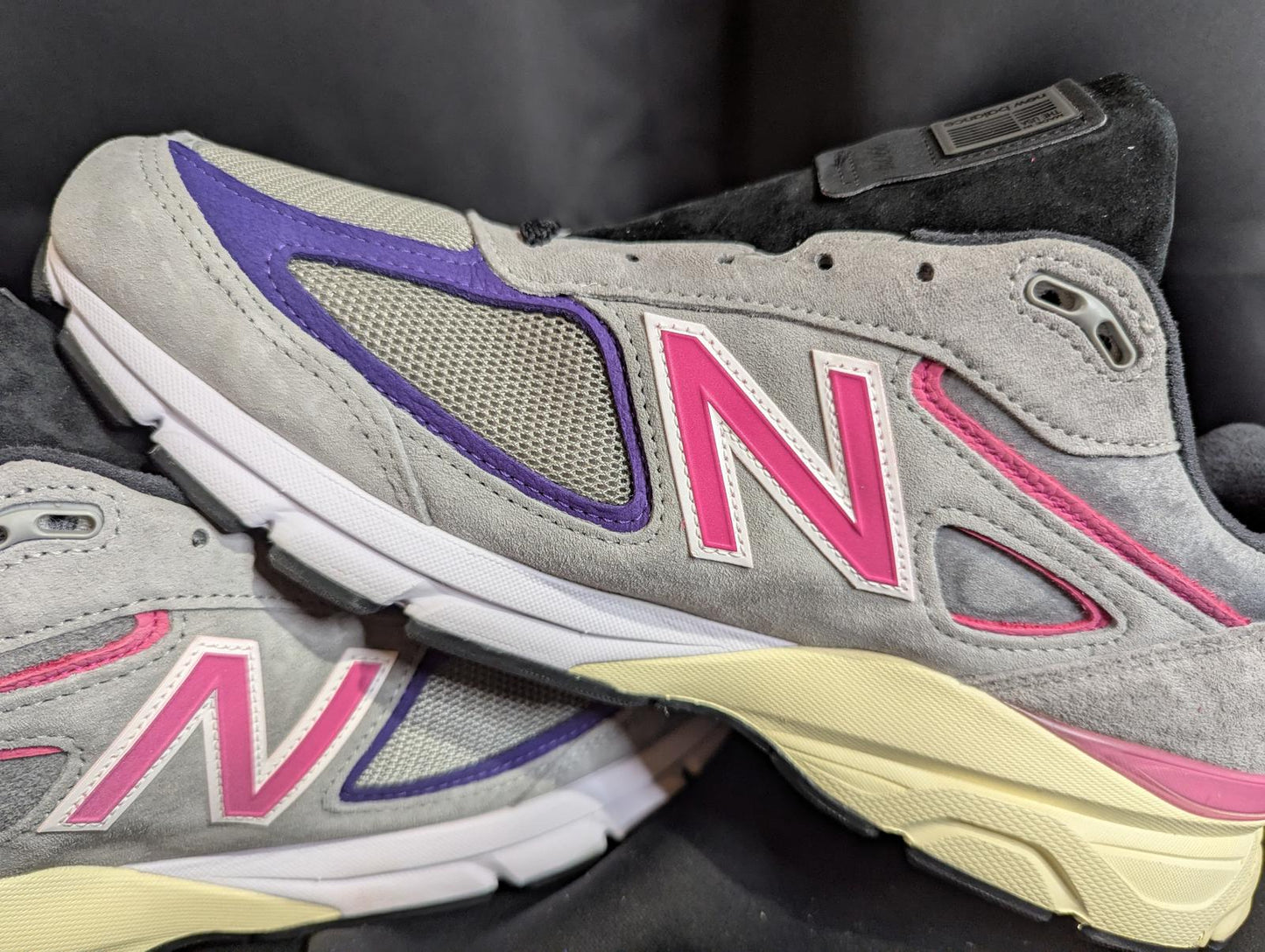 NEW NB 990v4 KITH x United Arrows & Sons Grey Pink Size 13 NWOB M990KT4