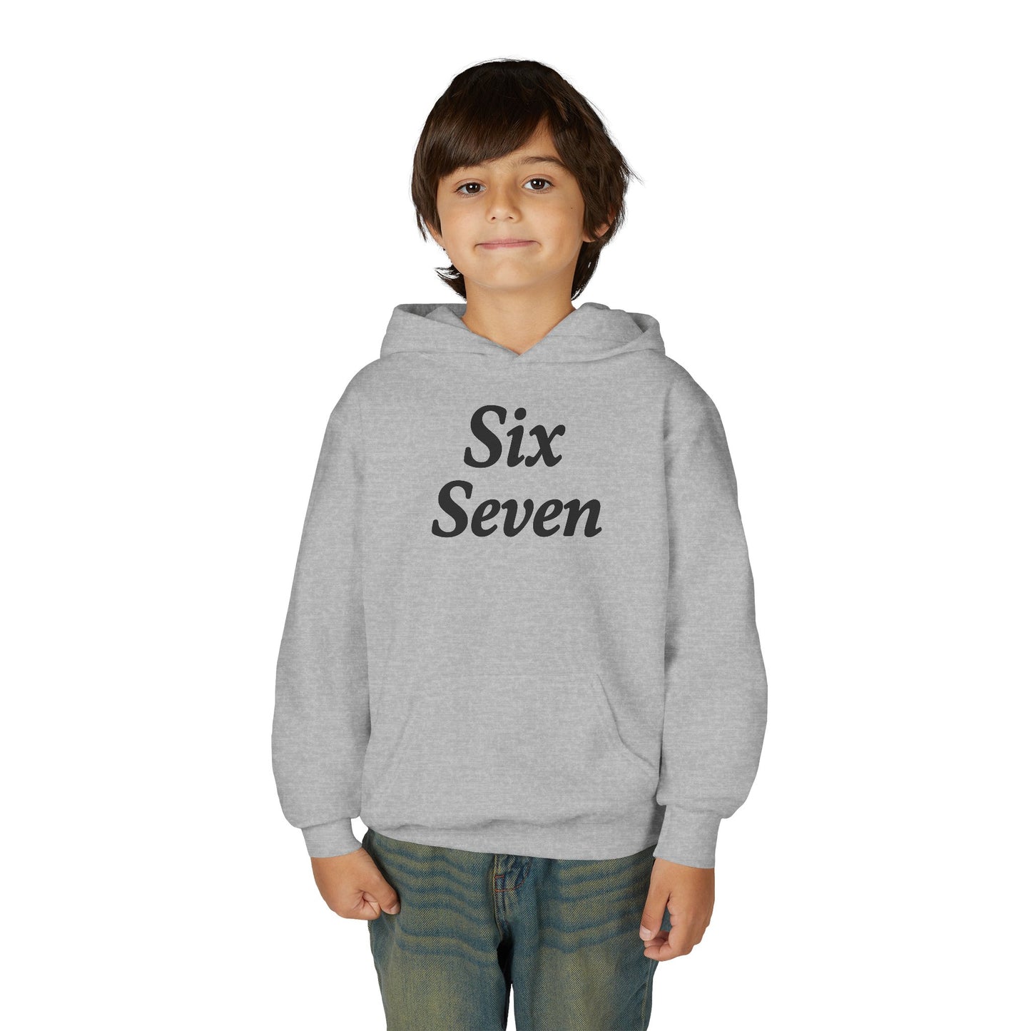 Six Seven Youth Hoodie — 6-7 Graphic Pullover