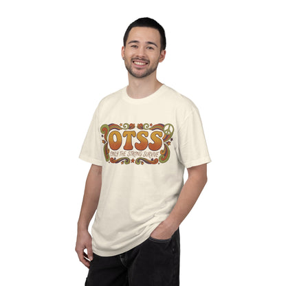OTSS Retro Floral T-Shirt — "Only The Strong Survive" Vintage Graphic Tee