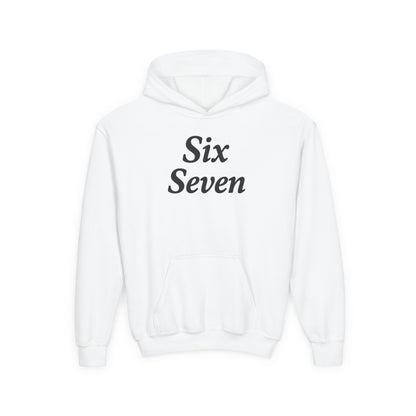 Six Seven Youth Hoodie — 6-7 Graphic Pullover