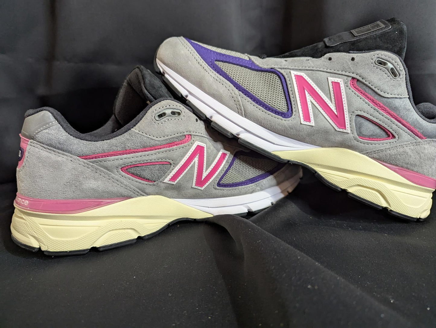 NEW NB 990v4 KITH x United Arrows & Sons Grey Pink Size 13 NWOB M990KT4