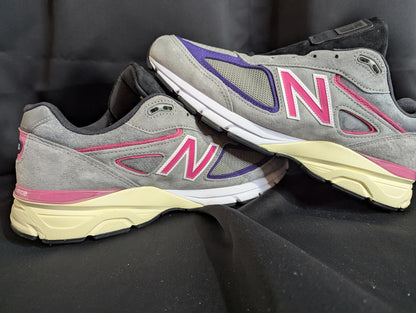 NEW NB 990v4 KITH x United Arrows & Sons Grey Pink Size 13 NWOB M990KT4