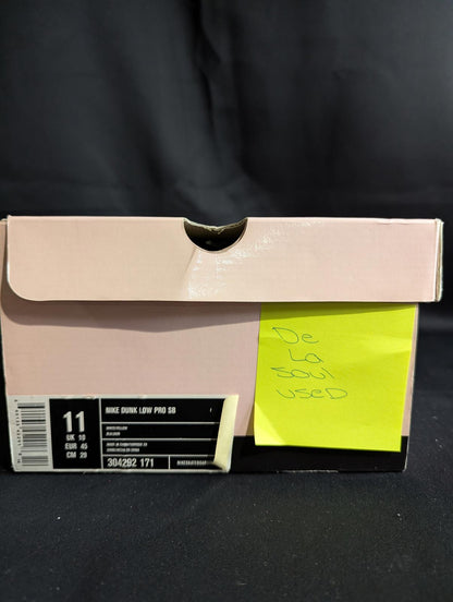 RARE 2005 Nike SB Dunk Low "De La Soul" Size 11 VGC OG Box 304292-171 Hip Hop
