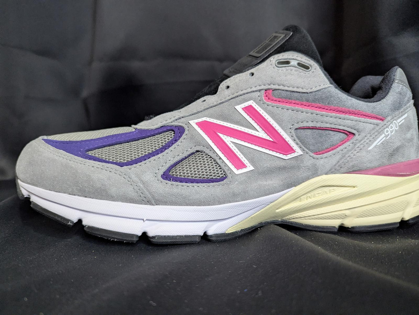 NEW NB 990v4 KITH x United Arrows & Sons Grey Pink Size 13 NWOB M990KT4